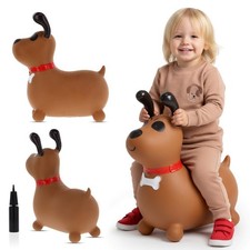 Hüpftier Hüpfhund Hüpfer Hüpfen + pumpe ab 1 Jahre