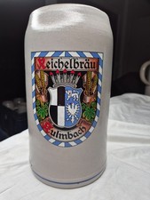 Handgedreht 3 L Bierkrug  Brauerei  Reichelbräu Kulmbach TOP Zustand 