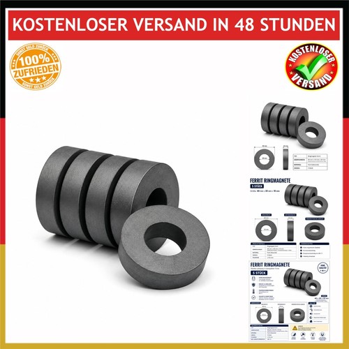 Ferrit ringmagnete 40x20x10 - ferrit,