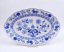 Lorenz Hutschenreuther Selb Zwiebelmuster Servierplatte L 35 cm Porzellan 1.Wahl