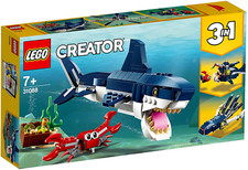 LEGO® Creator 31088 Bewohner der Tiefsee 3 in 1  Fisch Hai Krabbe Tintenfisch