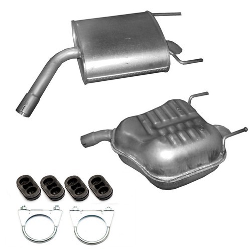 Endschalldämpfer auspuff - 2x,