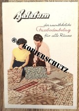 Ralatum Fußbodenbelag Eitorf Sieg Bonn Werbung Postkarte 1956 Bestellung