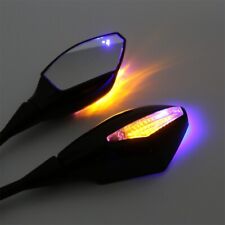 Motorrad Spiegel Rückspiegel mit LED-Blinker für Yamaha Honda Kawasaki Suzuki