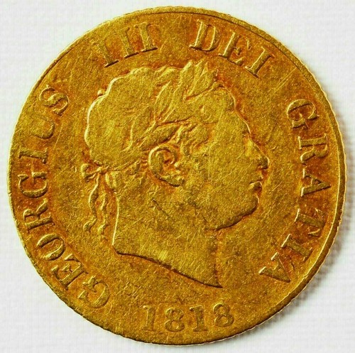 Goldmünze half sovereign - half,