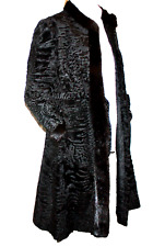 PELZ MATTHIESSEN SYLT PELZMANTEL WINTERMANTEL DAMENJACKE NERZBESATZ GÜRTEL 38-40