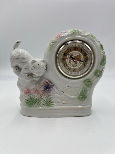 Porzellan vintage tischuhr uhr - vintage,