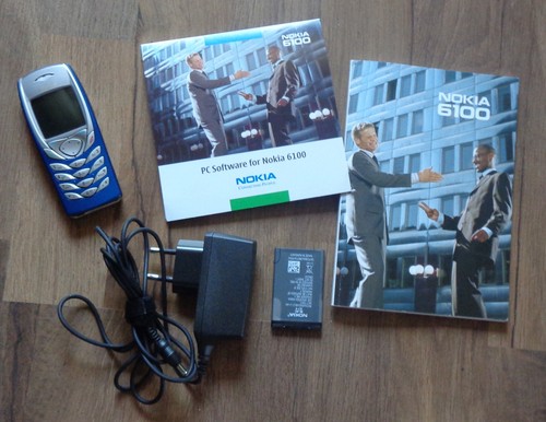 Handy nokia 6100 - handy, blau