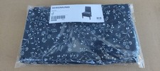Ikea Bezug Bergmund Stuhl halblang Stuhlhusse Ryrane dunkelblau Husse Ersatz Neu