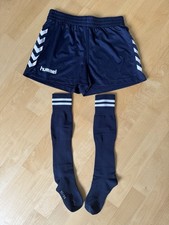 Fußball Set- Hummel Hose Damen Größe S + Stutzen Größe 31-34