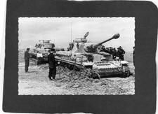 4W) Foto Wehrmacht Panzer Tank