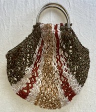 DDR Einkaufsnetz rot weiß