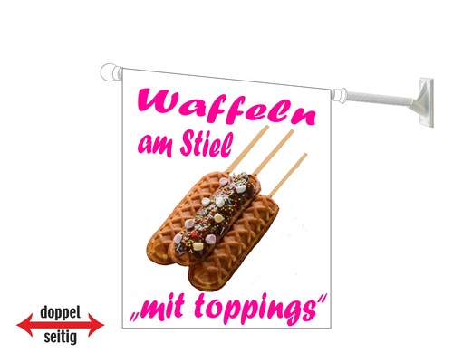 Flagge waffeln stiel - am,