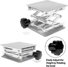 Edelstahl Laborhebebühne Laborständer Hebebühne Hubtisch Gestell 15x15cm/20x20cm
