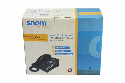 Snom 300 voip telefon schwarz - 300,