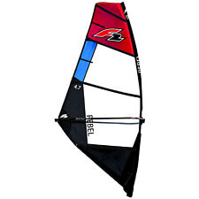 F2  Sale Windsurf Segel Rebel Team  3,7qm Rot/Schwarz Modell 2022 NEU Sail Only