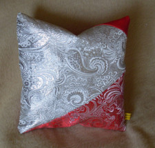 Kleines Brokat Dekokissen 25 x
