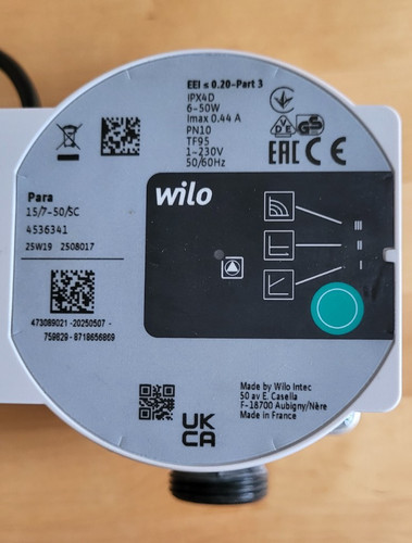 Heizungspumpe wilo para 7 - heizungspumpe, 15/7