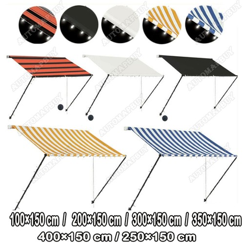 Balkonmarkise mit led - balkonmarkise,