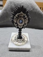 Medaille Pokal Sammler 5.Int.Wandertag ABSAM 1980 Nachbildg Monstranz auf Sockel