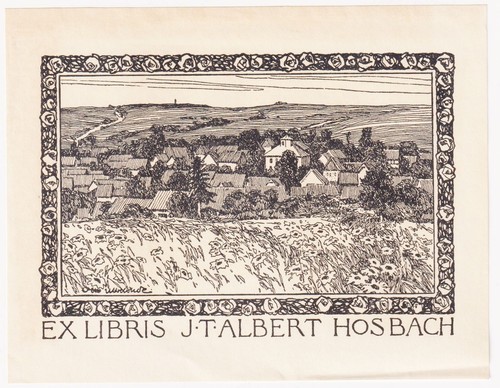 Exlibris otto ubbelohde t - ubbelohde, j.