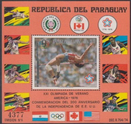 Paraguay block 288 - mi.nr.,