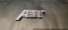 Original ABT Emblem Zeichen Schild Kühlergrill verchromt, Selbstklebend