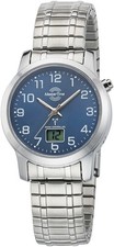 MASTER TIME Damenarmbanduhr MTLA-10492-32M Quarz Funkuhr Mineralglas B-WARE