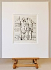 Eduard BARGHEER (1901-1979) Orig. Radierung 1967 # 249 : DIE WÄCHTER