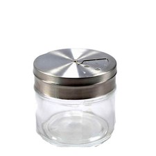 Gewürzstreuer Glas mit