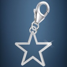 Stern Karabiner Charm 925