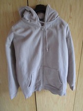 Kapuzen Sweatjacke Hoodie Brandy Melville Größe L beige