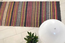 Wunderschöner, farbenfroher großer Kelim, Kilim, Webteppich, Wollteppich 235x104