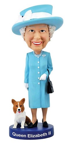 Queen elizabeth bobblehead - queen,
