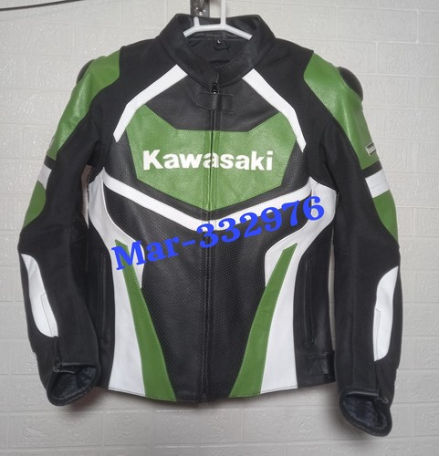 Kawasaki grün schwarz leder - kawasaki,