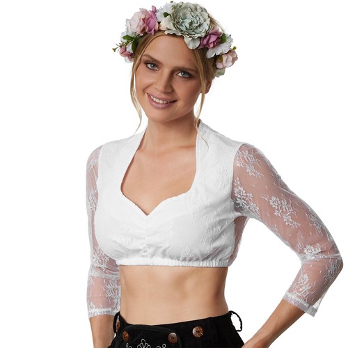 Dirndlbluse spitze trachten - spitze,