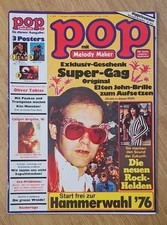 POP  21/22 / 1976 + BCR Superposter! Elton John / Oliver Tobias / Kiss (E576)