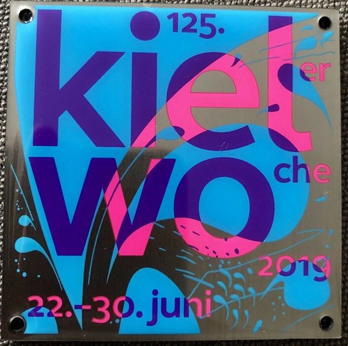 Kieler woche plakette - kieler,