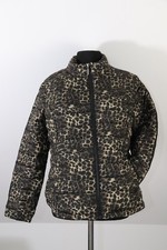 ° MY OWN °warme Steppjacke JACKE Gr  46 /XL 48 beige schwarz Leo Leoparden Print