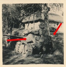 137639: Foto Mun-Schlepper Munitionspanzer Typ Renault R-35, Maling Granate, TOP