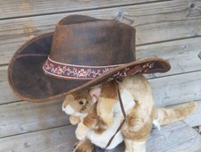 Shila brauner Leder Hut