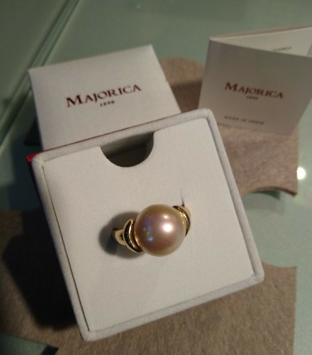 Majorica perlen ring - majorica,