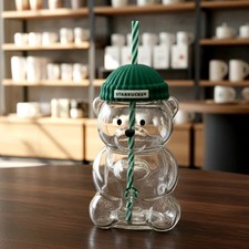 Starbucks barista bear glass - bear,