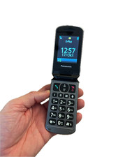 gebrauchtes Senioren Handy • FLIP • Klapphandy • Panasonic KX-TU327 • geprüft |K