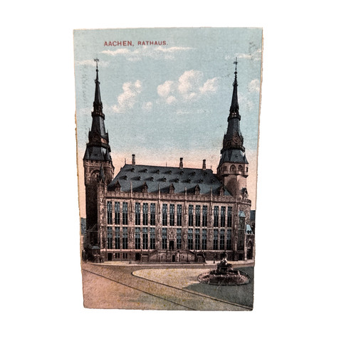 Postkarte ansichtskarte aachen - postkarte,