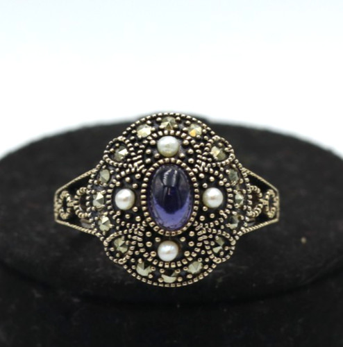 Goldring massiv vintage - 9k,