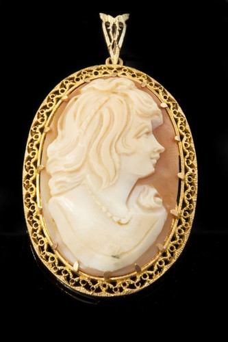 585 kt gelbgold anhänger - 585/-, 14