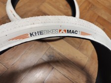 2x KHE Bikes MAC1 BMX-Faltreifen 20x1,50 (40-406), weiß, NOS