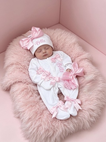 Baby mädchen babyanzug mütze - babyanzug,