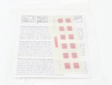 E1641 Fleischmann H0 6554 Zubehör Decals "DB-Logo" für ICE-Fahrzeuge